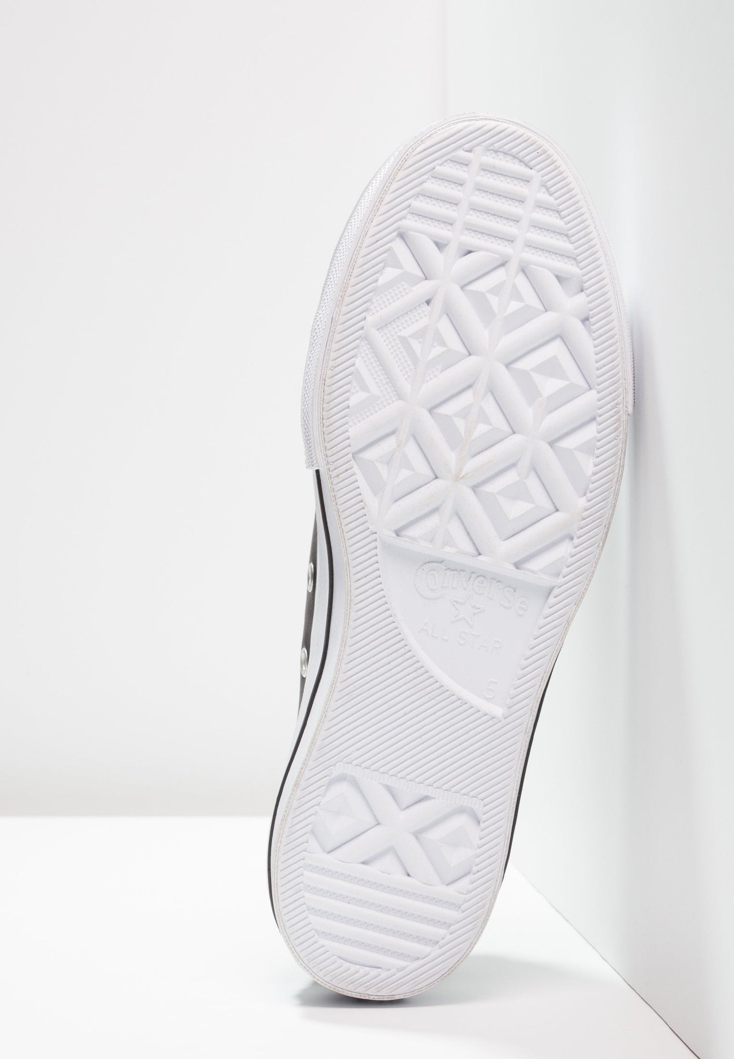 Chucks - All Star Plataforma PoliPiel Negra baja