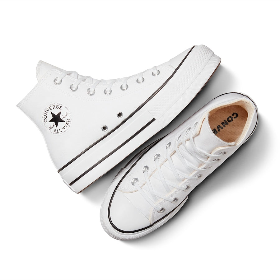 Chucks - All Star Plataforma Lona Blanca alta