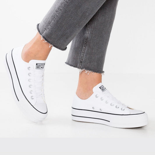 Chucks - All Star Lona Blanca baja