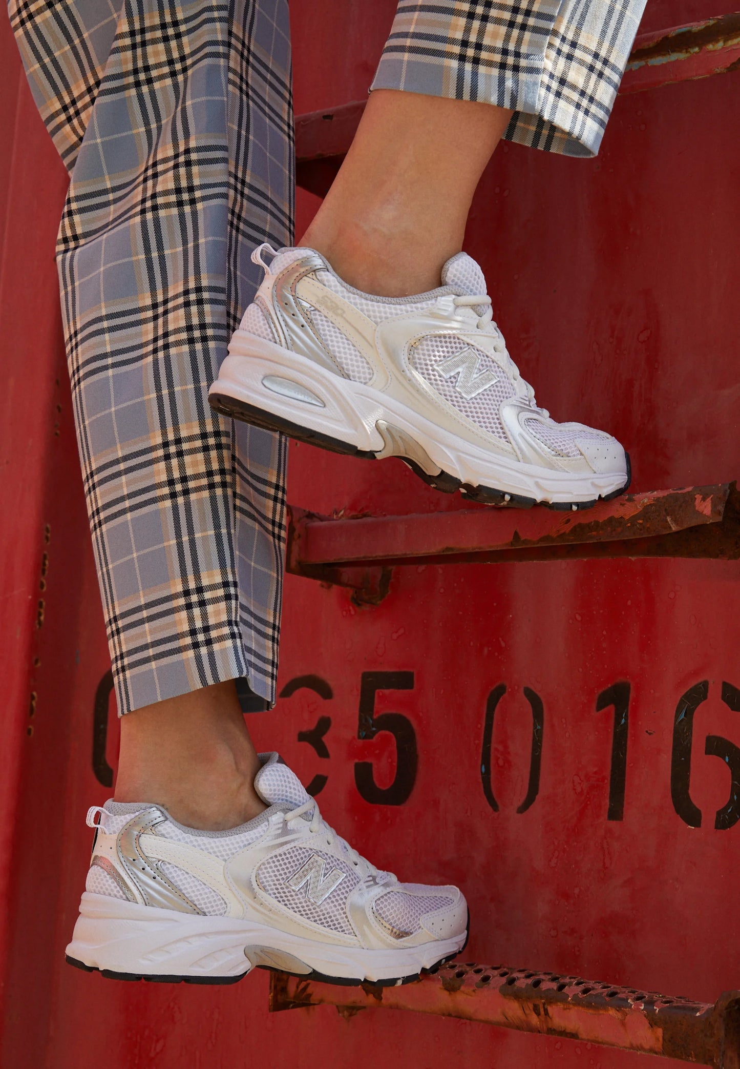 New Balance 530 blanco/Silver